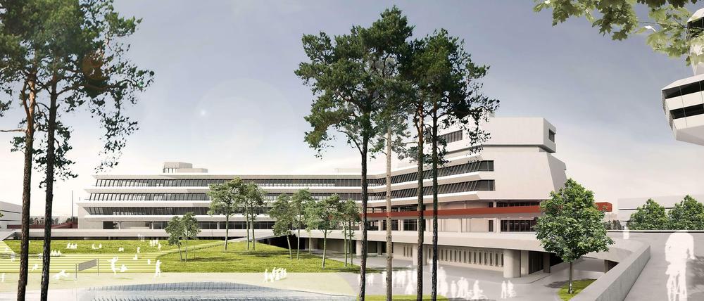 Forschen im Flughafen. In das Terminal in Tegel will bis 2019 die Beuth-Hochschule für Technik ziehen. 