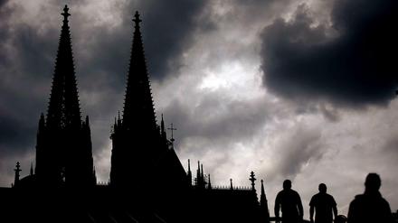 Im Schatten. Der Kölner Dom.