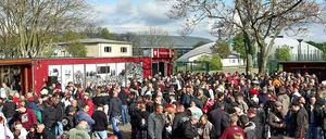 Der BFC ist wieder da - und 2500 Fans im Sportforum auch.