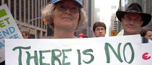 Die Staatsmänner kommen zum UN-Klimagipfel - die Demonstranten sind schon da.