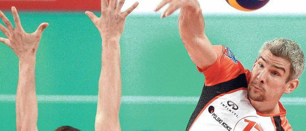 Neue Farbe grau. Rob Bontje soll als Mittelblocker bei den Volleys den abgewanderten Srecko Lisinac ersetzen.
