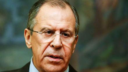 Russlands Außenminister Sergej Lawrow.