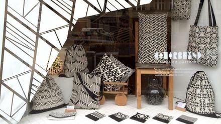 Schwarz auf Weiß: das Colorblind-Atelier in der Antwerpener Straße in Berlin-Wedding.