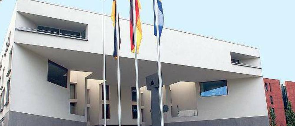 Offenes Haus: Der Vorplatz der Landesvertretung Baden-Württemberg kommt ohne Sicherheitszaun aus.