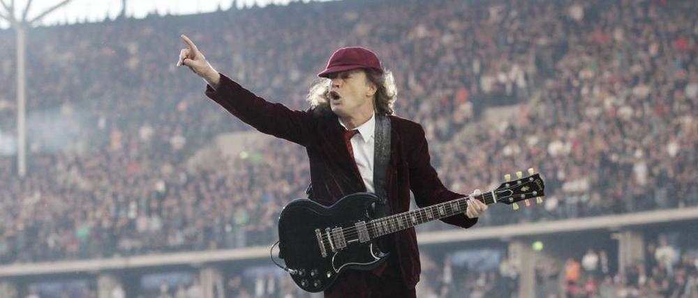 Die Kulisse kennen die Herren ja. 2010 waren AC/DC schon einmal im Olympiastadion Berlin.