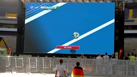 Nicht drin, oder? Bei der WM in Brasilien spielte die Technik schon mit.