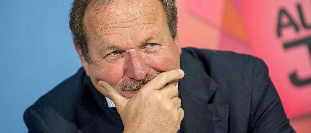 Ziemlich zufrieden mit der Regierung: Verdi-Chef Frank Bsirske. Großen Handlungsbedarf sieht der Gewerkschafter nach wie vor bei öffentlichen Investitionen. 
