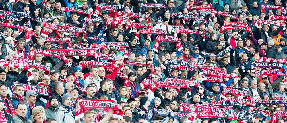 Die Anhängerschaft von RB Leipzig wächst - zumindest in Leipzig.