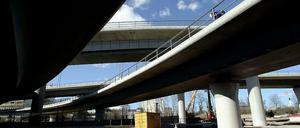 Ausbau der A 100 an der Grenzallee in Neukölln. Sollen die Berliner künftig zu solchen Projekten befragt werden?