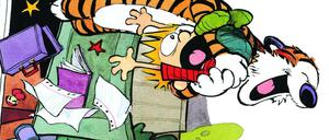 Freunde fürs Leben: Cavin und Hobbes in Aktion.