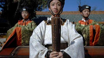  In einem chinesischen Tempel wird der Geburt des Philosophen Konfuzius vor rund 2500 Jahren gedacht.