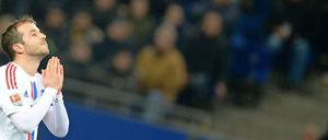 Hilf nur noch beten? HSV-Motor Rafael van der Vaart.
