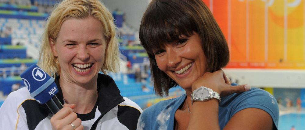 Peking 2008 - Britta Steffen und Franzi