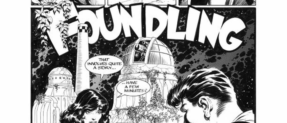 Im Geiste der Pulp-Literatur: Eine Seite aus dem Band.