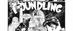 Im Geiste der Pulp-Literatur: Eine Seite aus dem Band. 