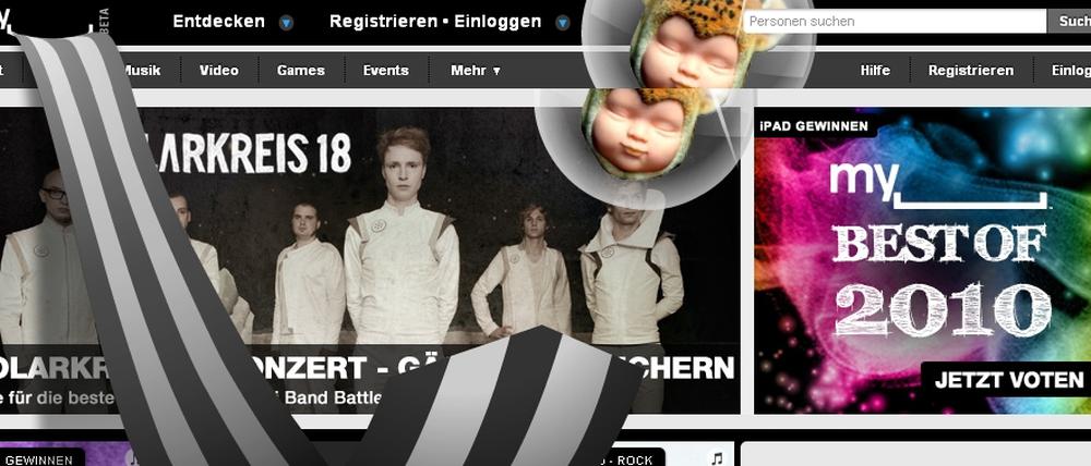 Registrieren, einloggen, entdecken - das funktioniert bei Myspace-Nutzern zu selten. Die Werbetreibenden verlieren das Interesse an dem Sozialen Netzwerk.