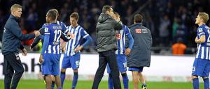 Redebedarf. Hertha will nach dem Spiel gegen Leverkusen über zumindest einen Punkt diskutieren.