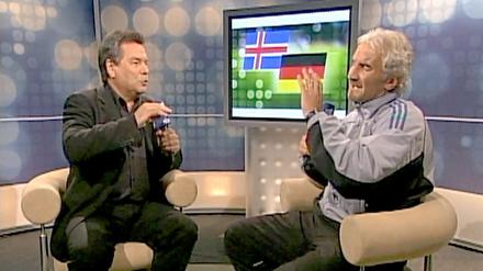 „Ich gebe zu, dass die Wortwahl etwas derb war“, sagte Rudi Völler (rechts) später.