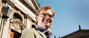 Klassizismus, wie er ihn liebt. Der frühere Kulturstaatssekretär André Schmitz auf dem Gendarmenmarkt. 