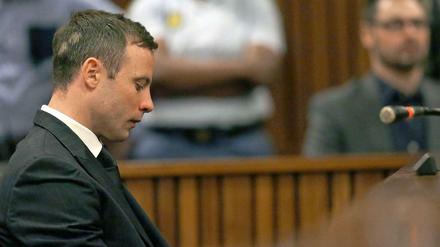 Oscar Pistorius nach der Verkündung des Strafmaßes.