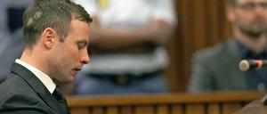 Oscar Pistorius nach der Verkündung des Strafmaßes.