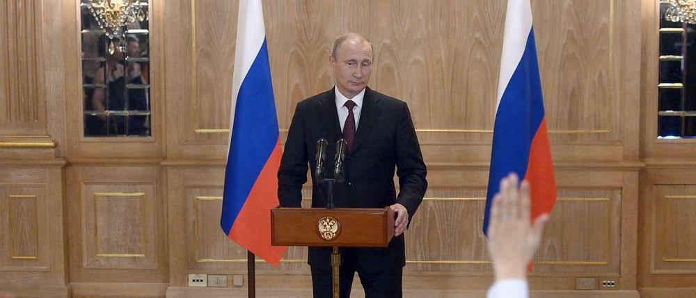 Die Absichten von Wladimir Putin im Ukraine-Konflikt sind undurchsichtig.