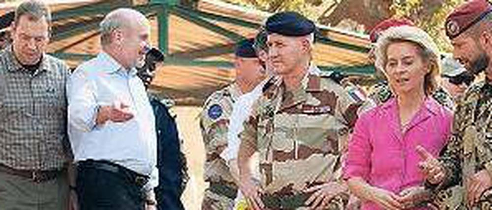 Verteidigungsministerin Leyen in Mali. 