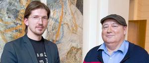 Martin Delius (links) und Alexander Spies leiten jetzt gemeinsam die Piratenfraktion.