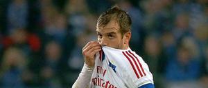 Derbysieg: Rafael van der Vaart und der Hamburger SV gewinnen gegen Werder Bremen. 