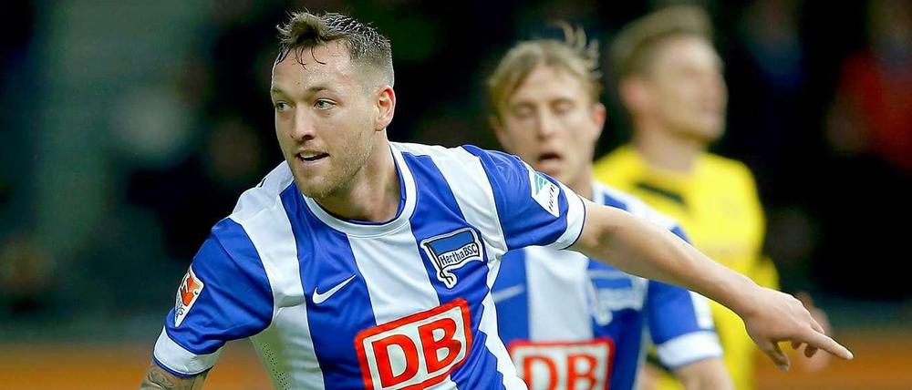 Kaum zu glauben, aber wahr: Julian Schieber schießt Hertha zum Sieg gegen den BVB.