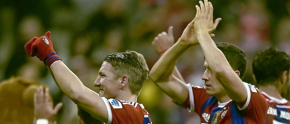 Und am Ende jubeln die Bayern.