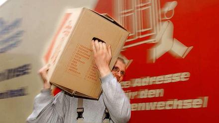 Tragende Rolle. Die Berliner halten sich mit dem Wohnungswechsel zurück.