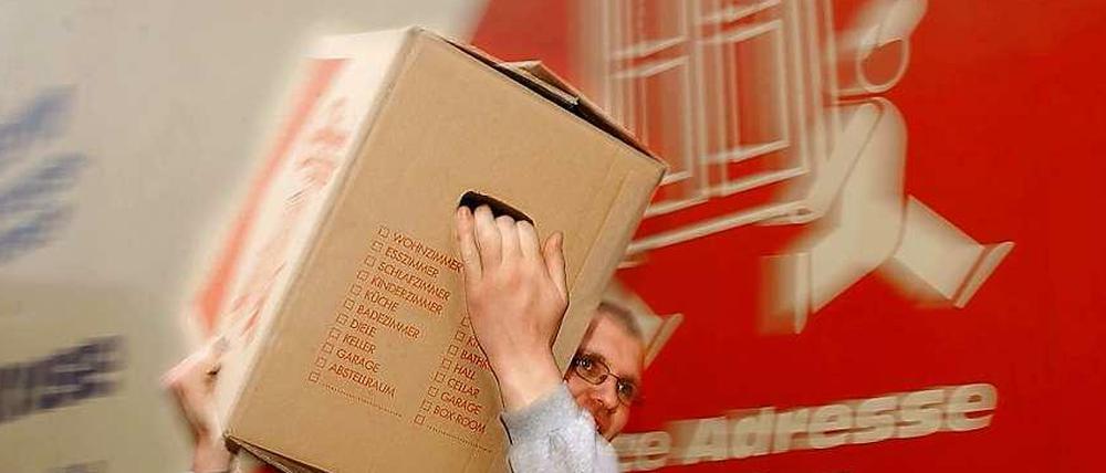 Tragende Rolle. Die Berliner halten sich mit dem Wohnungswechsel zurück.