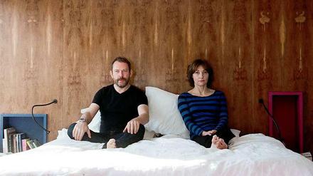 Bewohner des "H House" in Kensington: Liam Gillick und Viv Albertine.