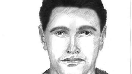 Mit diesem Phantombild suchte die Polizei nach dem Verdächtigen.