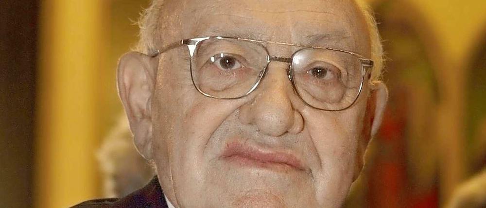 Auch er war schon streitbare Koryphäe: Der verstorbene Literaturkritiker Marcel Reich-Ranicki.