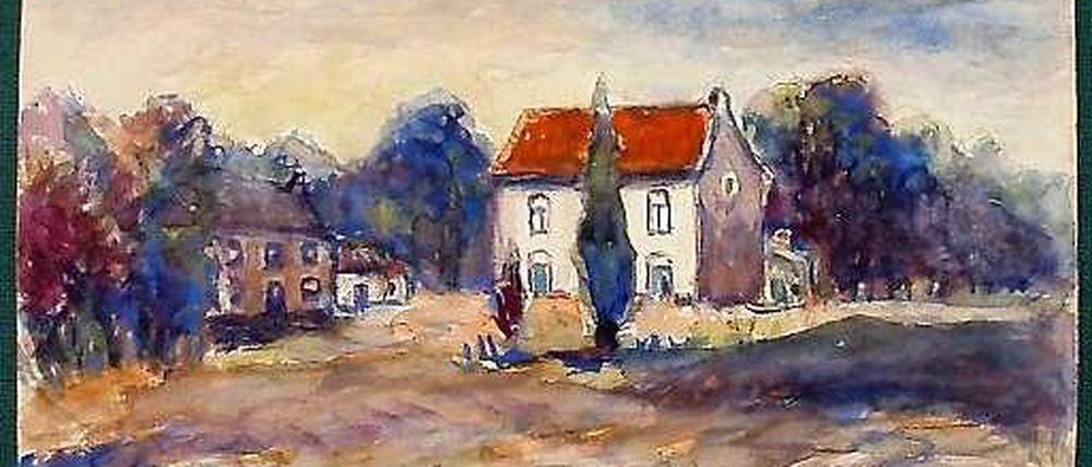 Adolf Hitler wollte ursprünglich Maler werden. Das hier ist eines seiner Werke.