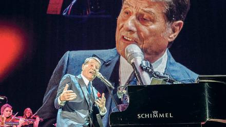 Pop-Dominator. Udo Jürgens bei einem Auftritt seiner „Mitten-im-Leben“–Tour Ende Oktober in Stuttgart.