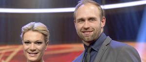 Maria Höfl-Riesch und Robert Harting (rechts).