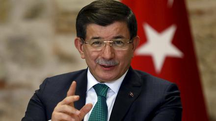 Der türkische Premierminister Ahmet Davutoglu.