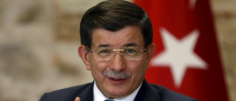 Der türkische Premierminister Ahmet Davutoglu.
