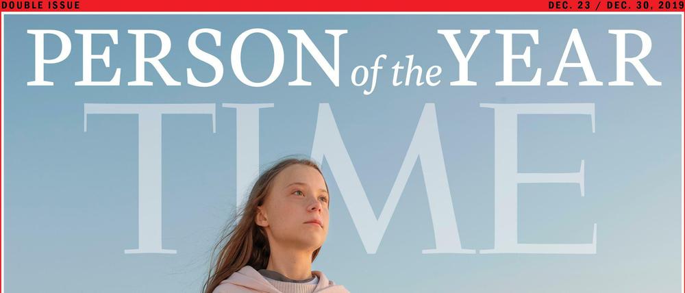 „Time“-Titelseite mit Greta Thunberg