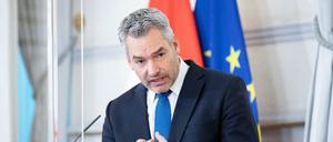 Österreichs Bundeskanzler Karl Nehammer