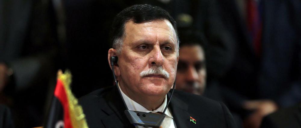 Der Ministerpräsident der UN-vermittelten Einheitsregierung Libyens, Fajis Sarradsch.