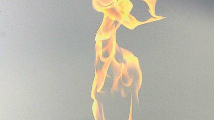 Feuer und Flamme. Aber für wen? Foto: pa/dpa