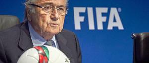 Fifa-Chef Sepp Blatter am Freitag in Zürich.