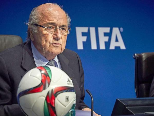 Fifa-Chef Sepp Blatter am Freitag in Zürich.