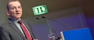 Frontex-Chef Klaus Rösler beim Europäischen Polizeikongress.