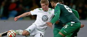 Kevin De Bruyne muss sich in zwei Wochen gegen Inter durchsetzen.