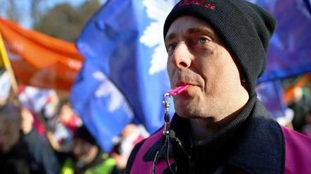 Der Öffentliche Dienst demonstriert und protestiert - und streikt.